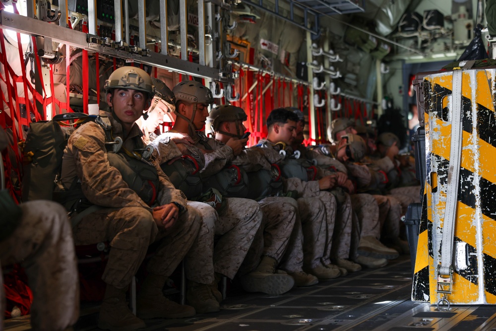 1st DSB Marines Execute Parachute Operations