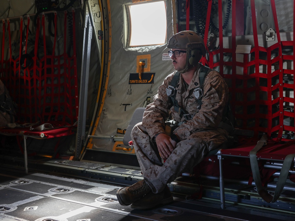 1st DSB Marines Execute Parachute Operations