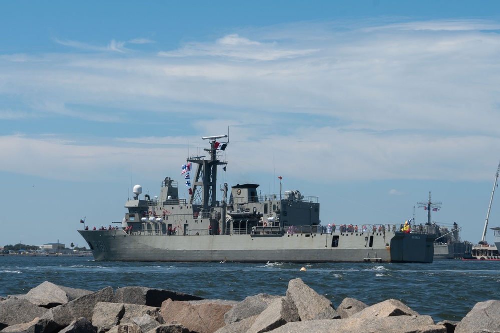 Mexican Navy ship arrives for UNITAS 2025
