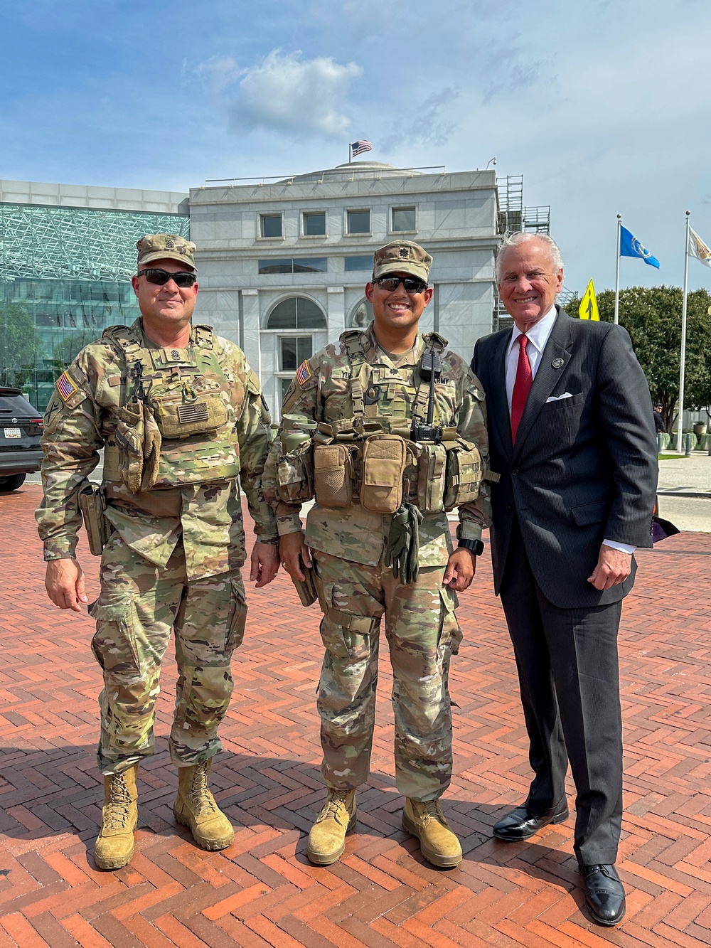 South Carolina Gov. meets with National Guard Soldiers in D.C.