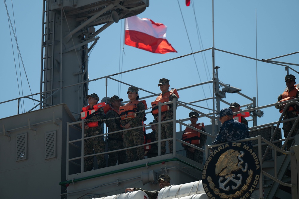 Spanish Navy ship arrives for UNITAS 2025