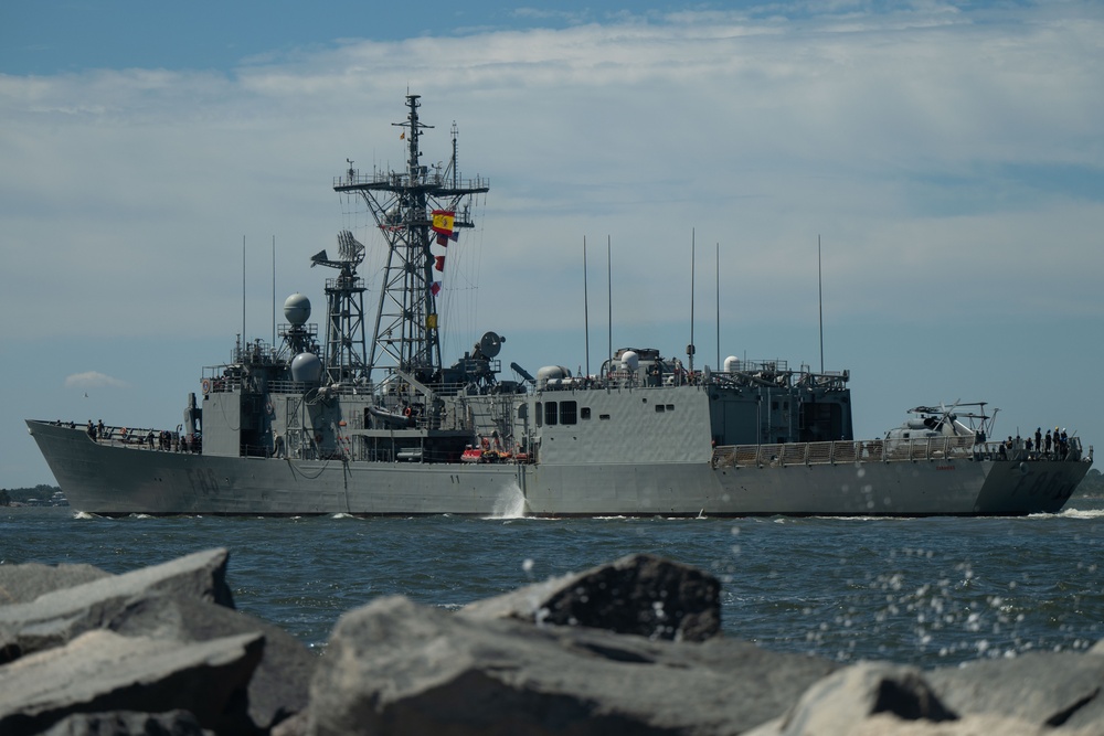 Spanish Navy ship arrives for UNITAS 2025