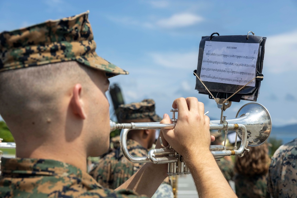 III Marine Expeditionary Force Band perform for Resolute Dragon 25 opening ceremony