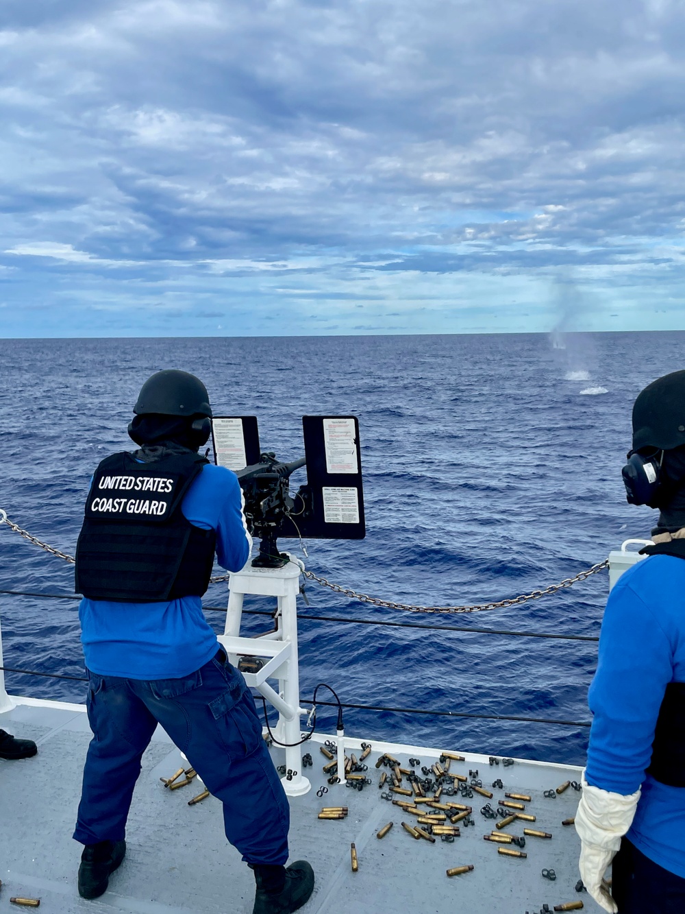USCGC Myrtle Hazard crew conducts readiness exercises