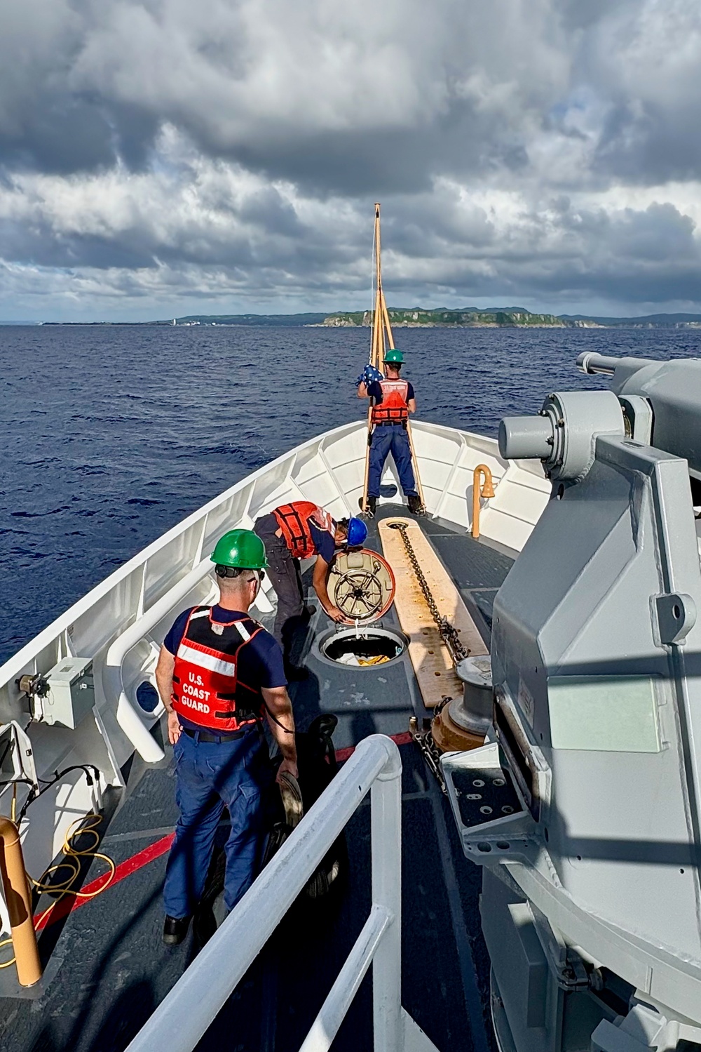 USCGC Myrtle Hazard crew conducts patrol in Marianas