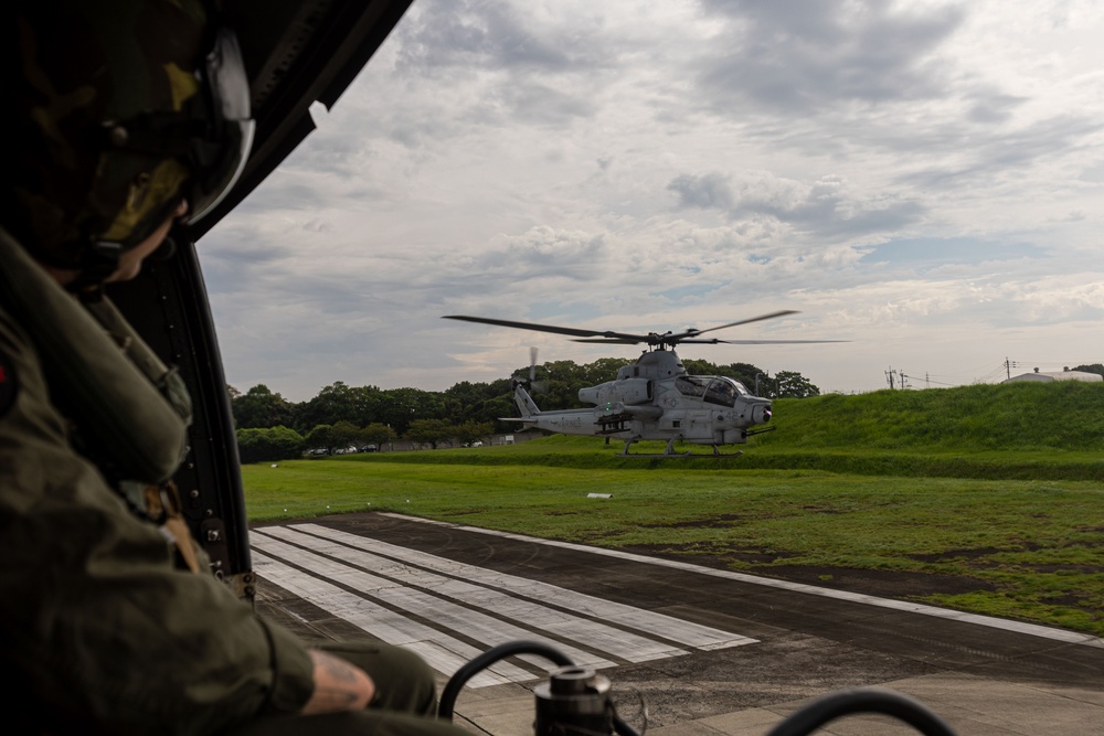 U.S. Marines, Japan Ground Self-Defense Force operate forward arming, refueling point