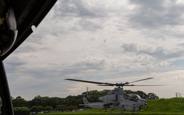 U.S. Marines, Japan Ground Self-Defense Force operate forward arming, refueling point