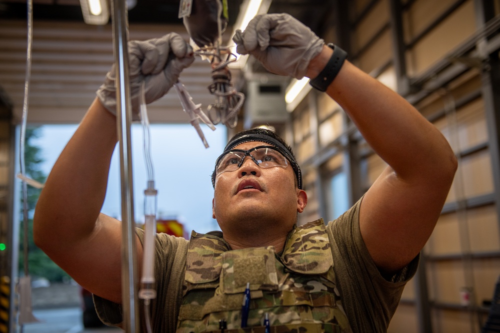 374 MDG host Valkyrie Blood Transfusion training