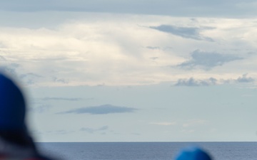 USS Blue Ridge Conducts Man Overboard Retrieval Drill