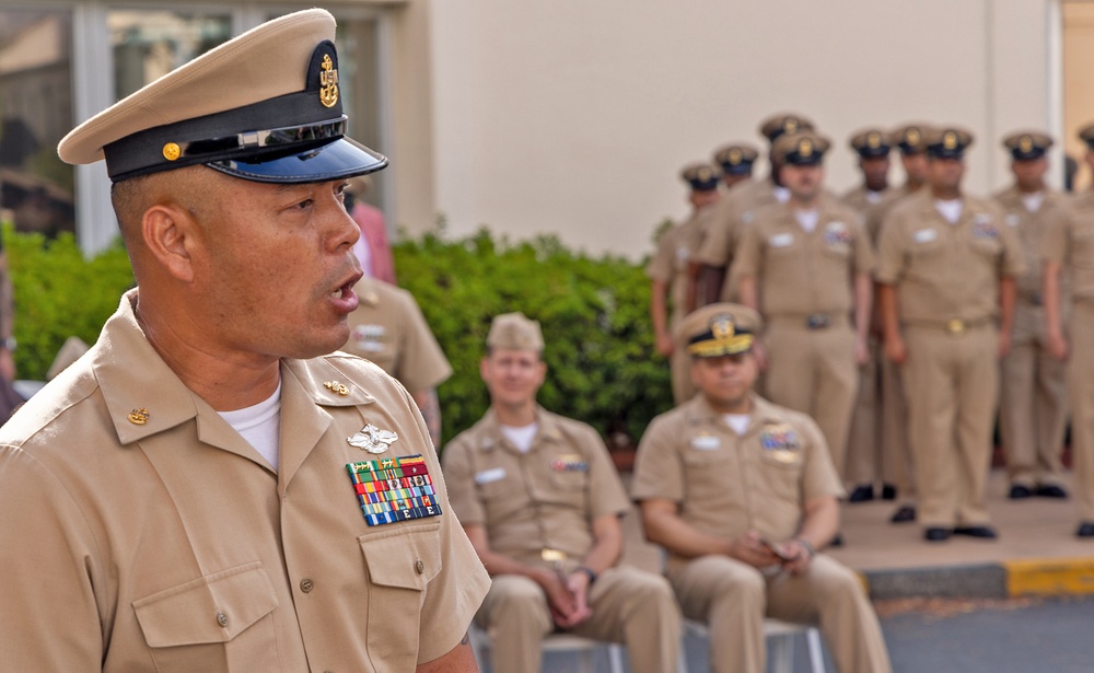 USNH Yokosuka Welcomes New Chief Petty Officers
