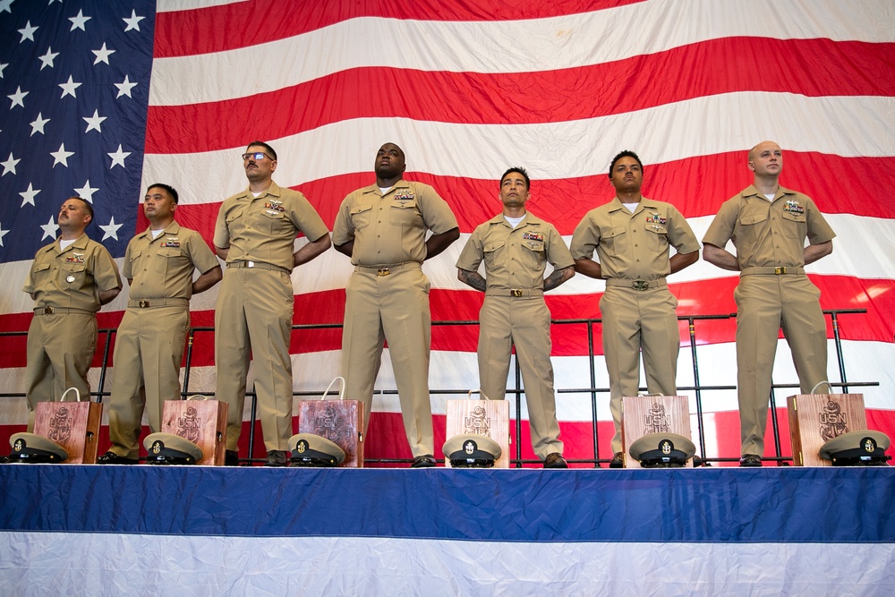 USS Tripoli’s 2025 Chief Pinning Ceremony