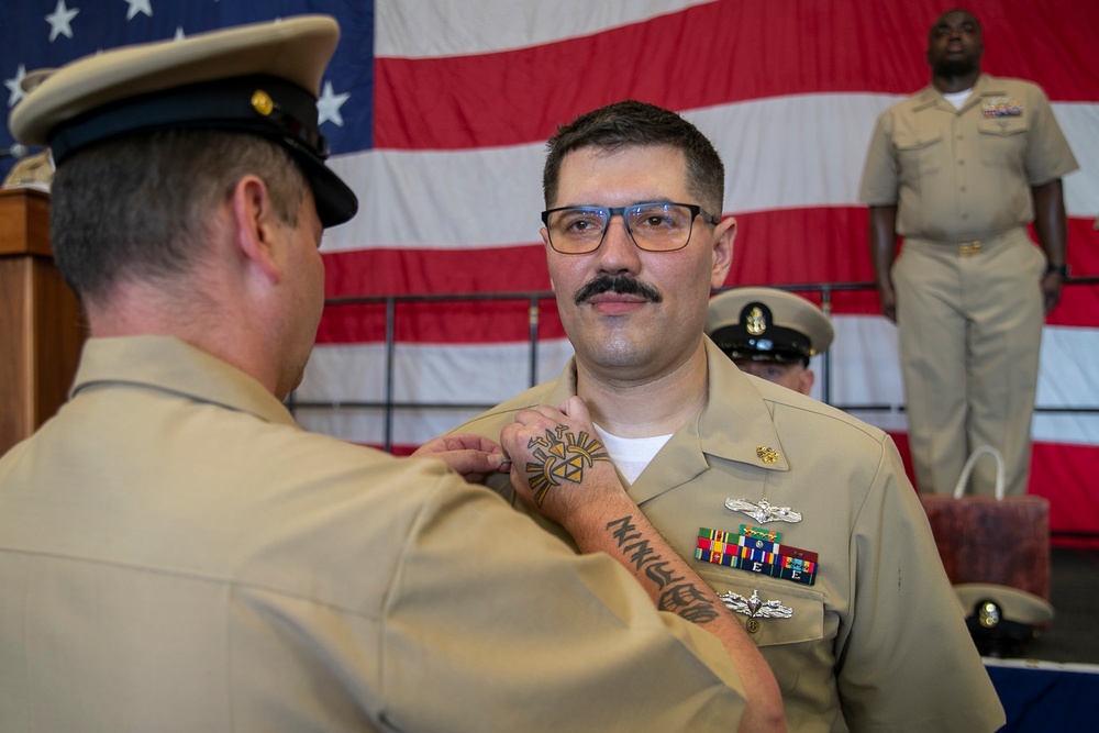 USS Tripoli’s 2025 Chief Pinning Ceremony