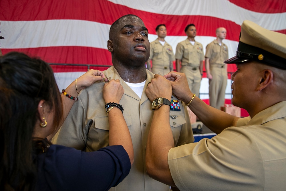 USS Tripoli’s 2025 Chief Pinning Ceremony