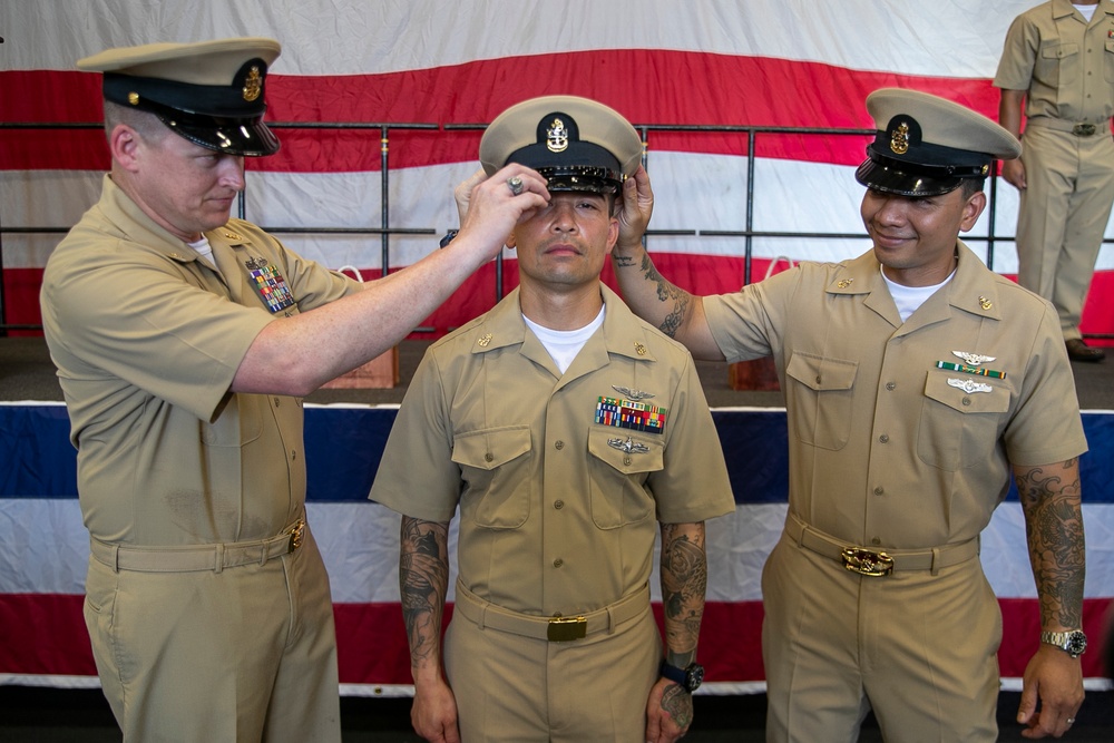 USS Tripoli’s 2025 Chief Pinning Ceremony