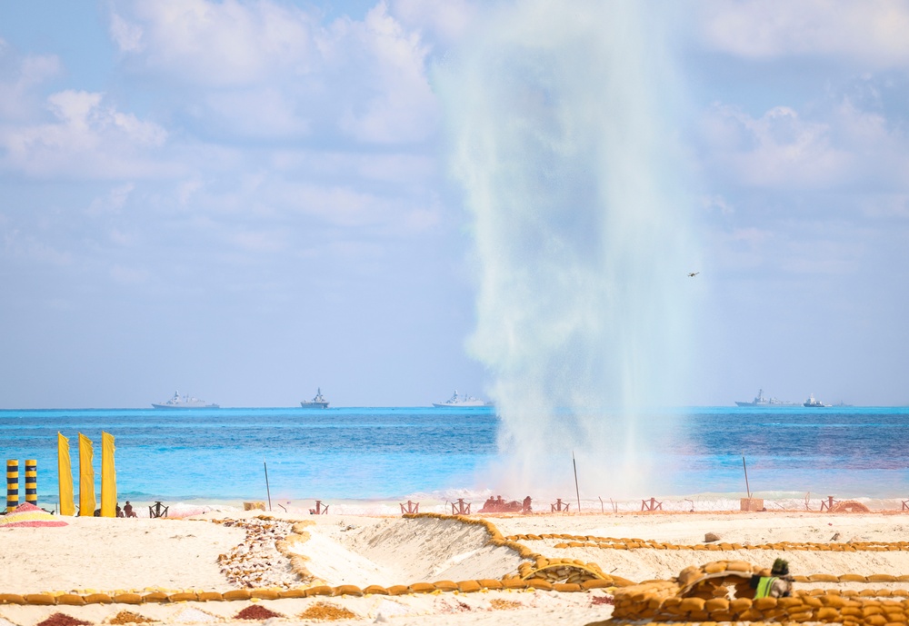 Egyptian armed forces close out BRIGHT STAR 25 with amphibious operations demonstration