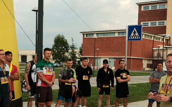 SETAF-AF Soldiers compete in sprint triathlon