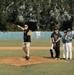 Italians and Vicenza Military Community play baseball at Friendship Festival