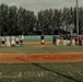 Italians and Vicenza Military Community play baseball at Friendship Festival