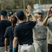 Italians and Vicenza Military Community play baseball at Friendship Festival