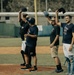 Italians and Vicenza Military Community play baseball at Friendship Festival