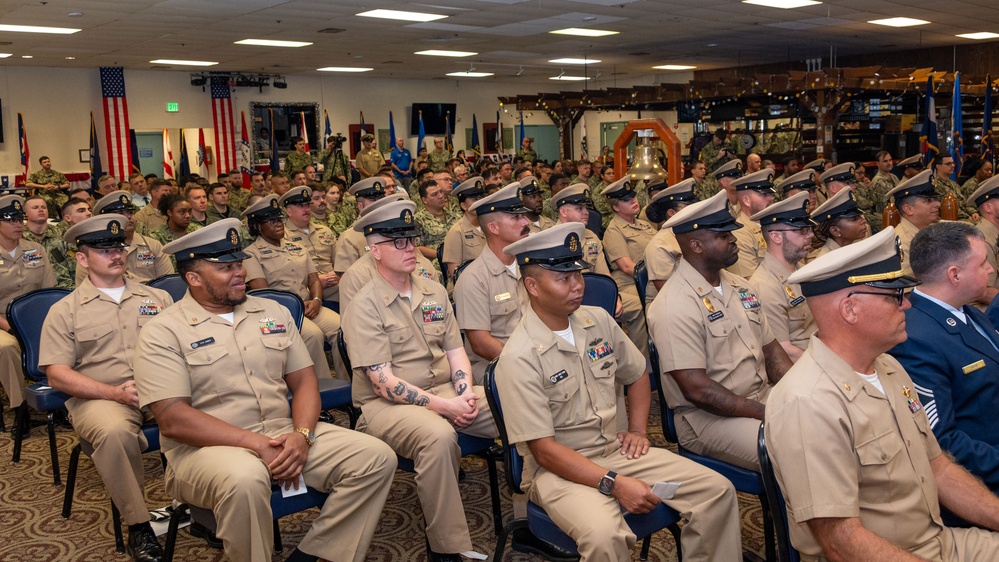 Chief pinning ceremony