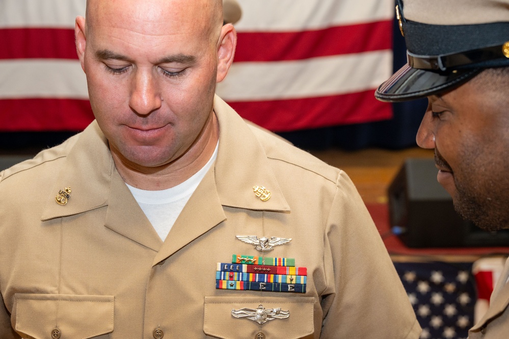 Chief pinning ceremony