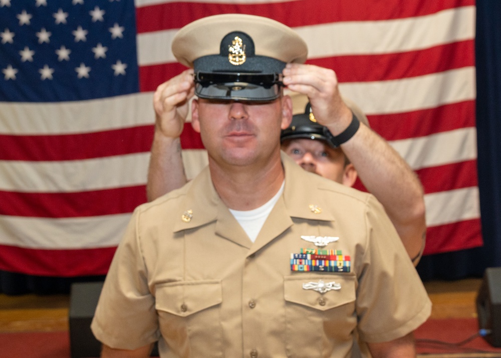 Chief pinning ceremony