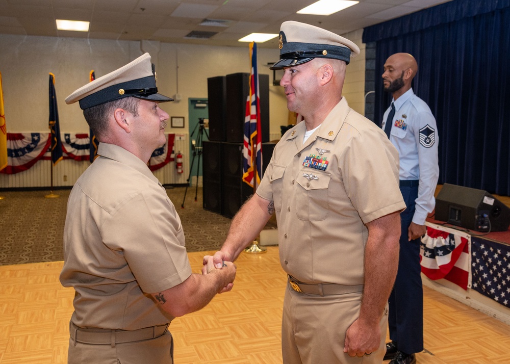 Chief pinning ceremony