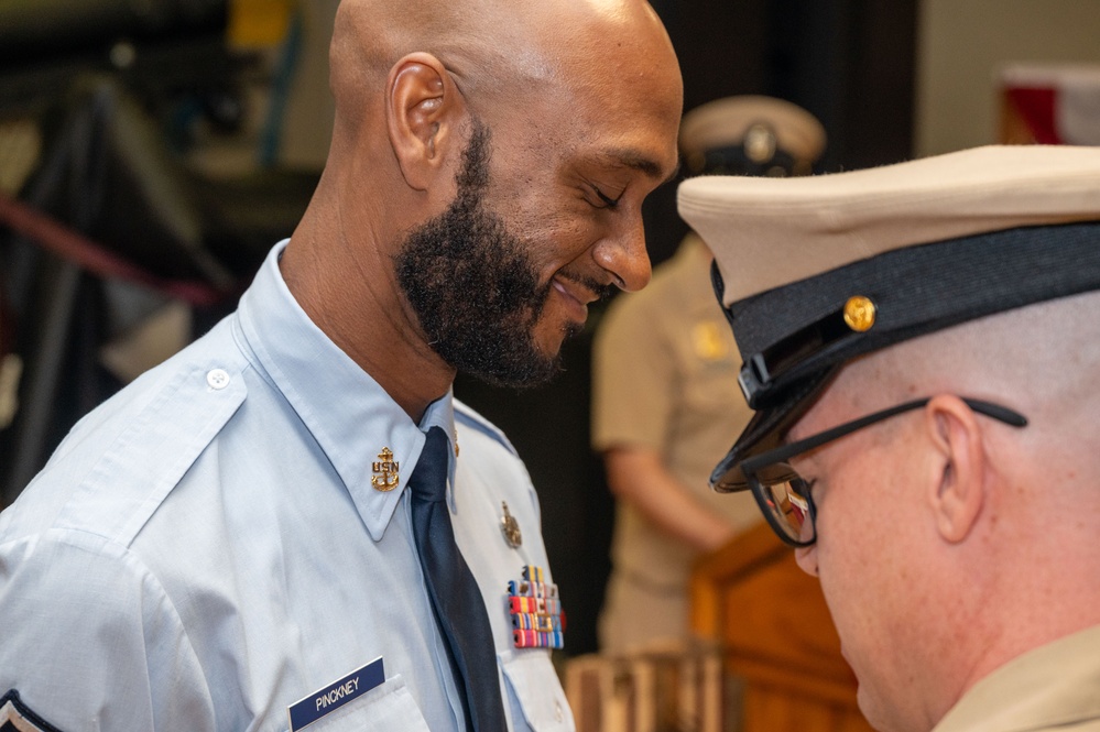 Chief pinning ceremony