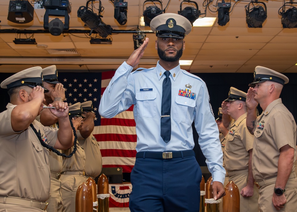 Chief pinning ceremony