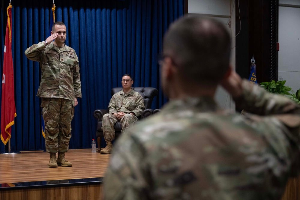 39th CS Welcomes New Commander at Assumption of Command Ceremony