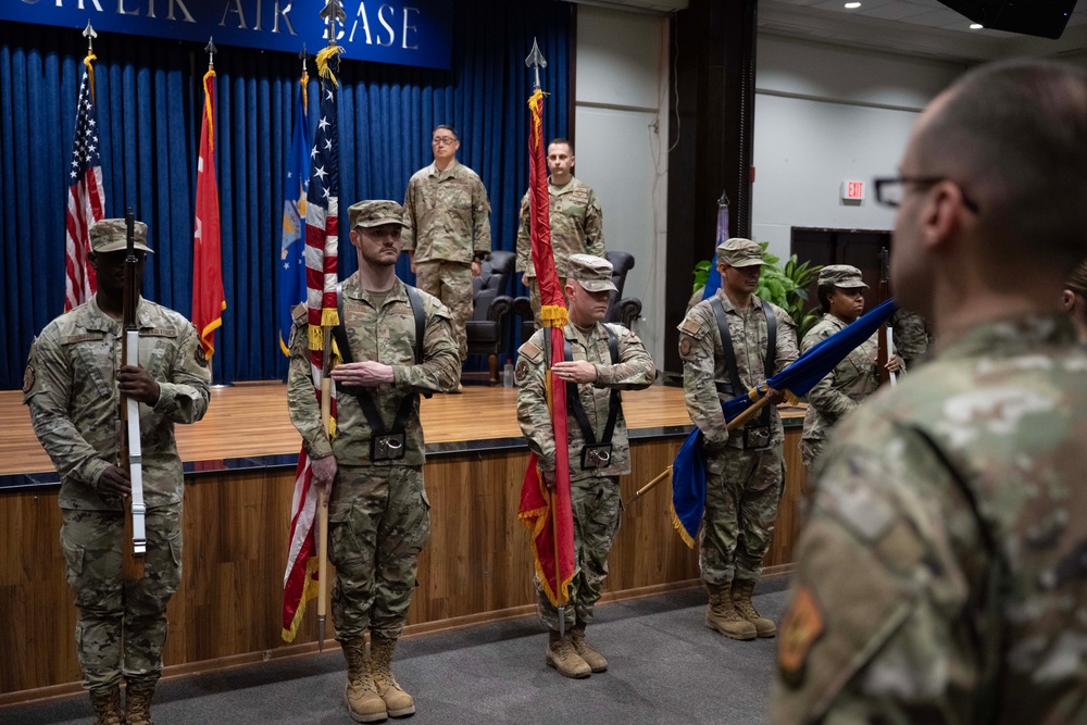 39th CS Welcomes New Commander at Assumption of Command Ceremony