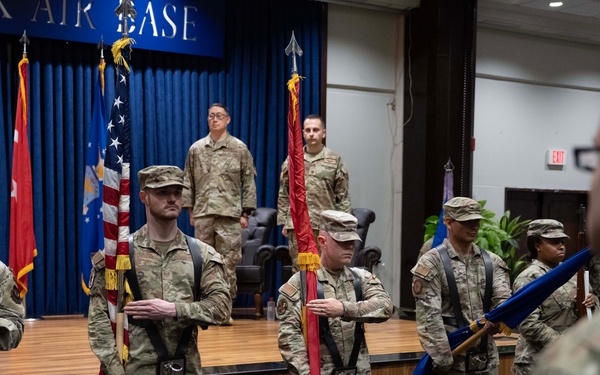 39th CS Welcomes New Commander at Assumption of Command Ceremony