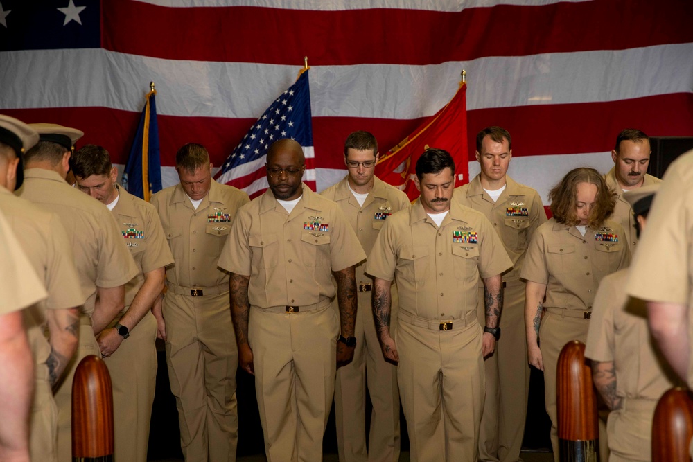 USS Kearsarge Chief Pinning Ceremony