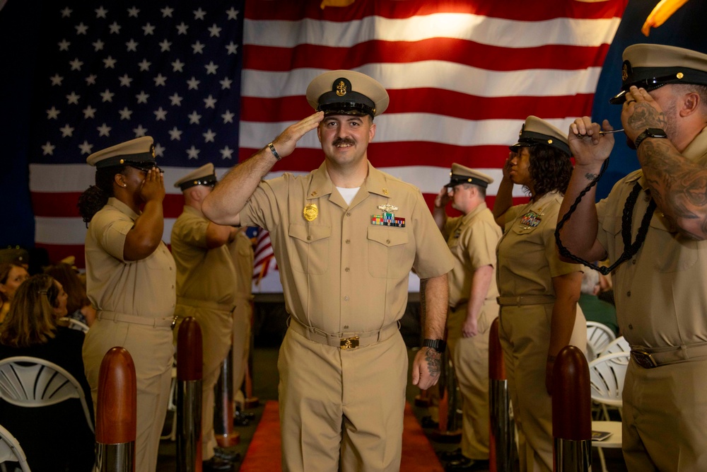 USS Kearsarge Chief Pinning Ceremony