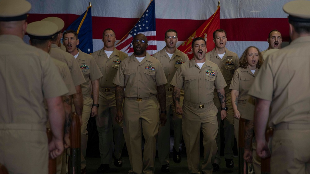 USS Kearsarge Chief Pinning Ceremony