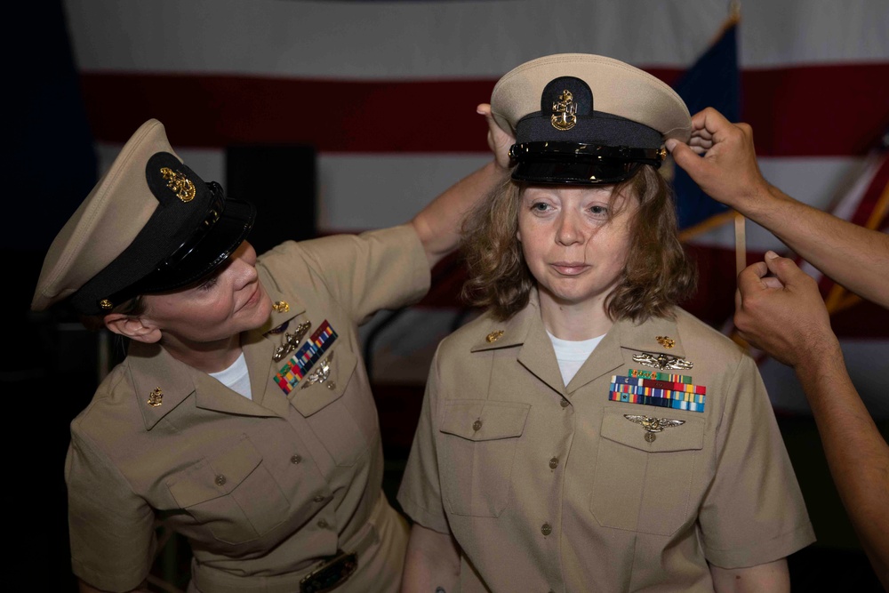USS Kearsarge Chief Pinning Ceremony