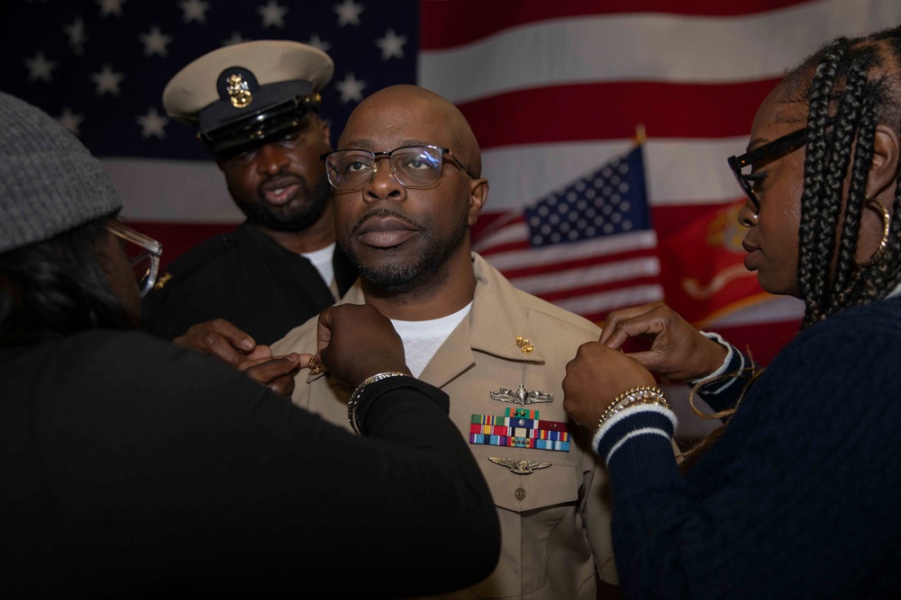 USS Kearsarge Chief Pinning Ceremony