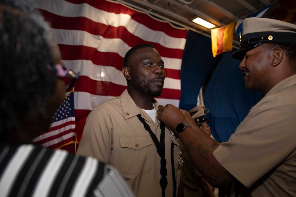 USS Kearsarge Chief Pinning Ceremony