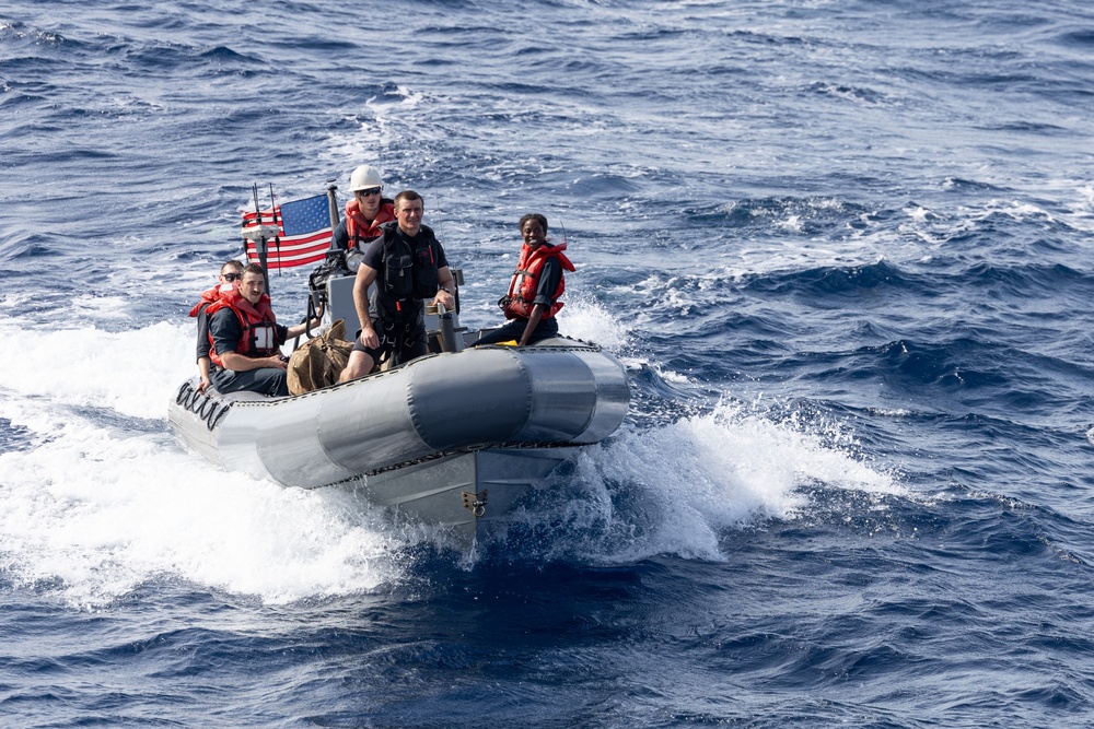 USS Curtis Wilbur (DDG 54) Conducts Small Boat Operations