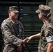 2nd MLG Commanding General recognizes Marines during 2nd Combat Readiness Regiment Field Exercise