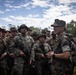 2nd MLG Commanding General recognizes Marines during 2nd Combat Readiness Regiment Field Exercise