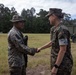2nd MLG Commanding General recognizes Marines during 2nd Combat Readiness Regiment Field Exercise