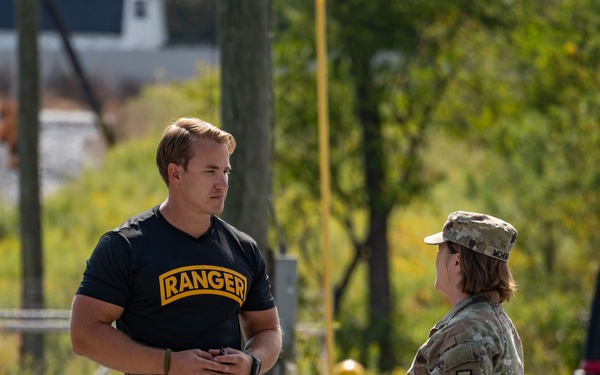Maj. Gen. Laura McHugh visits Ranger and Sapper Assesment Program