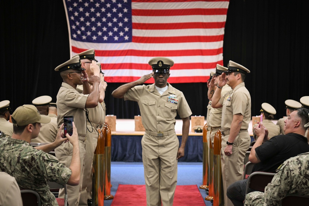 NSA Bahrain Pins 16 New Chief Petty Officers