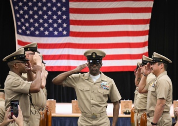 NSA Bahrain Pins 16 New Chief Petty Officers