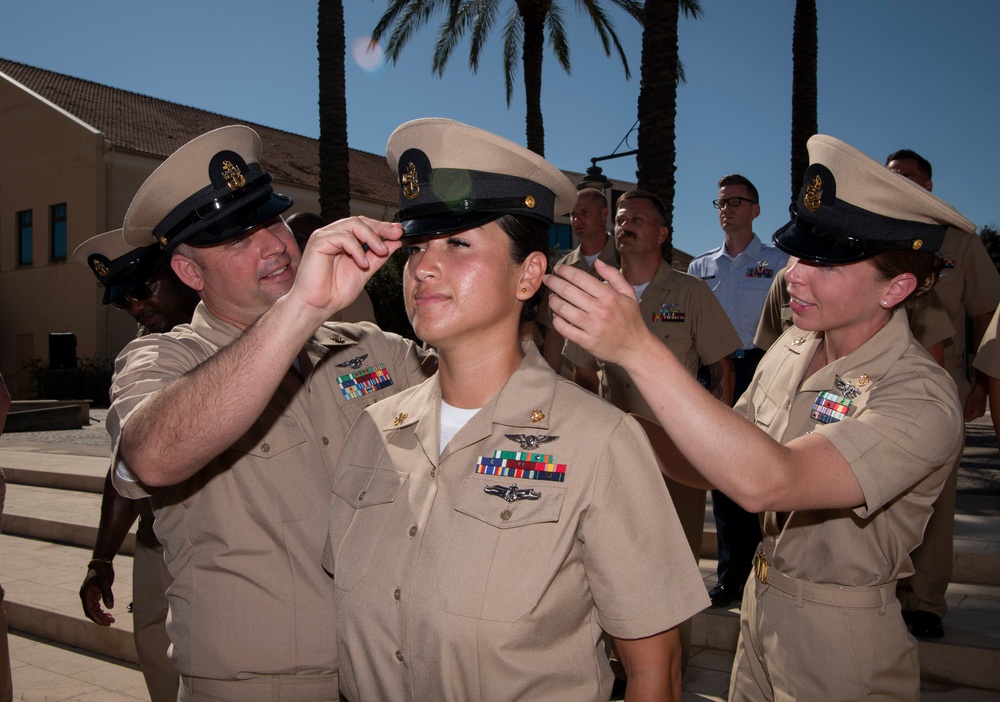 NAS Sigonella holds a chief pinning ceremony