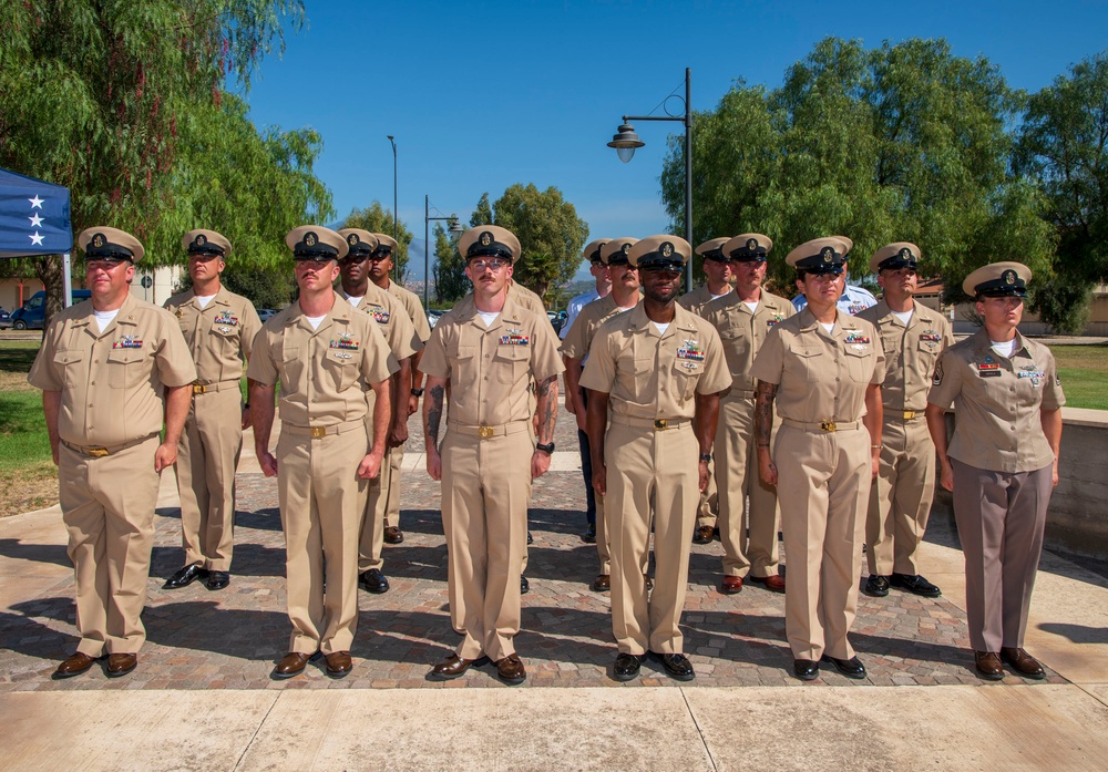 NAS Sigonella holds a chief pinning ceremony