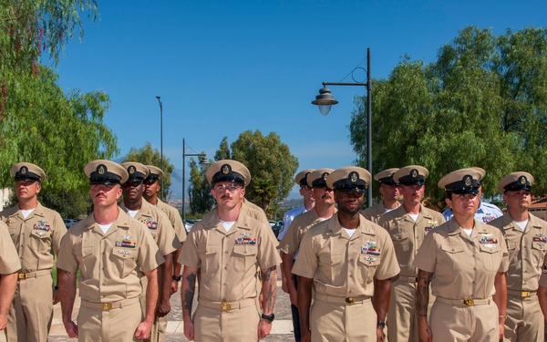 NAS Sigonella holds a chief pinning ceremony