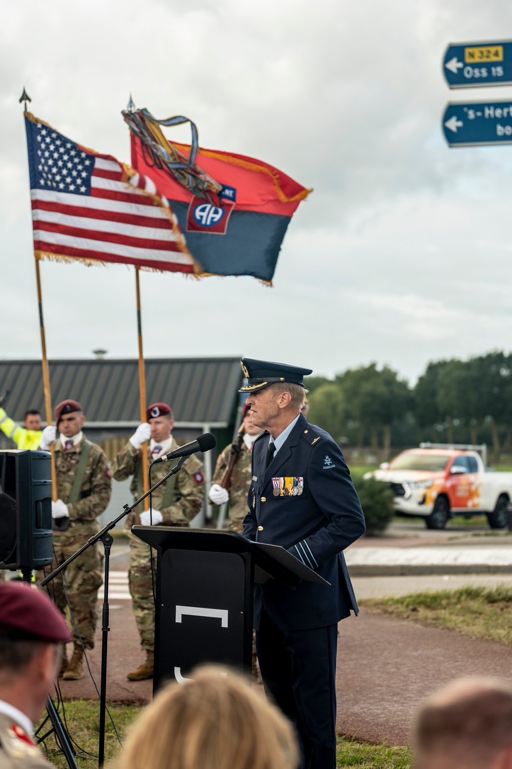 Memorial Unveiled in Grave Honors 1st Lt. Hanford A. Files